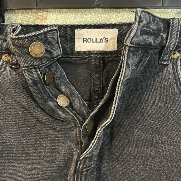 ROLLA’S denim black shorts - Picture 3 of 3